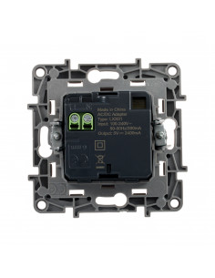 Розетка заряд 2хUSB БЕЛ ETIKA, арт. 672294 Legrand 2