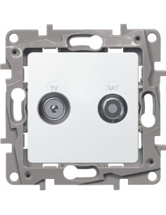 Розетка TV/SAT 2каб БЕЛ ETIKA, арт. 672257 Legrand