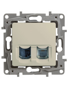 РозRJ11+RJ45 5е UTP СЛНК ETIKA, арт. 672352 Legrand