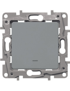 Выкл 1кл с подсв АЛЮ ETIKA, арт. 672403 Legrand