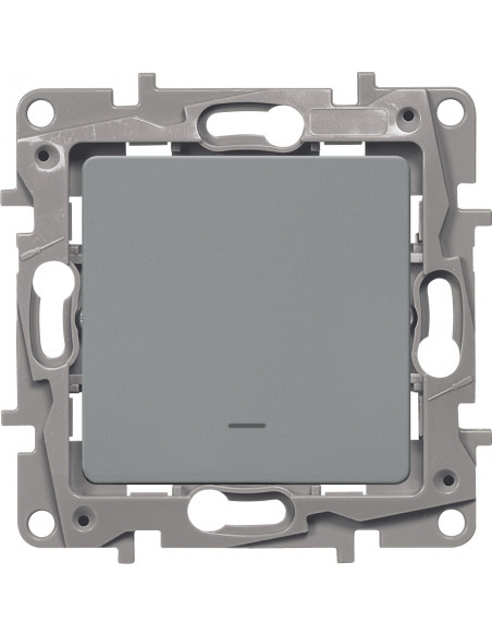 Выкл 1кл с подсв АЛЮ ETIKA, арт. 672403 Legrand