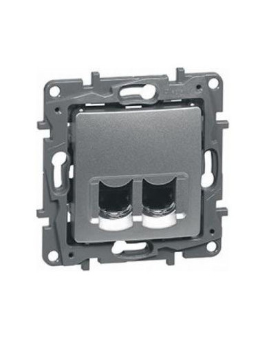 Роз 2ХRJ45 5е UTP АЛЮ ETIKA, арт. 672455 Legrand