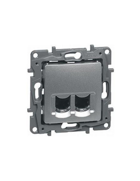 Роз 2ХRJ45 5е UTP АЛЮ ETIKA, арт. 672455 Legrand