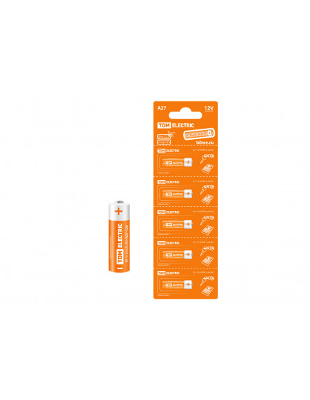 Элемент питания A27 Alkaline 12V BP-5 TDM
