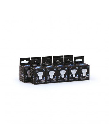 Лампа Gauss MR16 7W 630lm 4100K GU10 LED 1/10/100