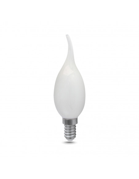 Лампа Gauss Filament Свеча на ветру 5W 450lm 4100К Е14 milky LED 1/10/50