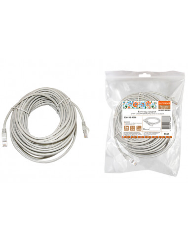Патч-корд народный U/UTP Cat 5e 4PR 24AWG PVC,...