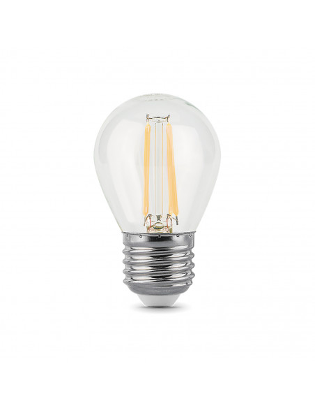 Лампа Gauss Filament Шар 5W 450lm 4100К Е27 LED 1/10/50