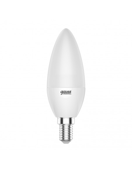 Лампа Gauss Elementary Свеча 6W 420lm 3000K Е14 LED 1/10/100