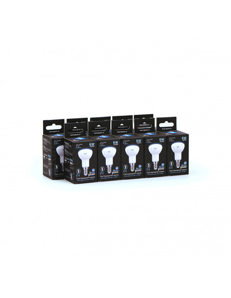 Лампа Gauss R50 6W 530lm 4100K Е14 LED 1/10/100