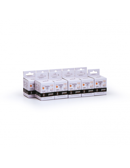 Лампа Gauss Elementary MR16 3.5W 290lm 3000K GU5.3 LED 1/10/100