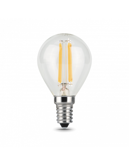 Лампа Gauss Filament Шар 11W 750lm 4100К Е14 LED 1/10/50