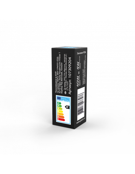 Лампа Gauss G9 AC185-265V 4W 410lm 4100K керамика LED 1/10/200