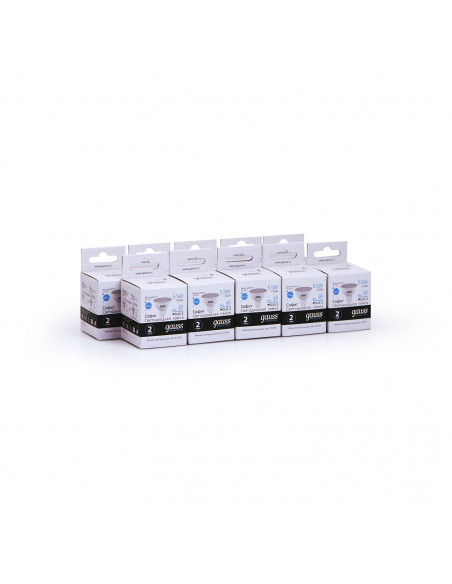 Лампа Gauss Elementary MR16 5.5W 450lm 4100К GU5.3 LED 1/10/100