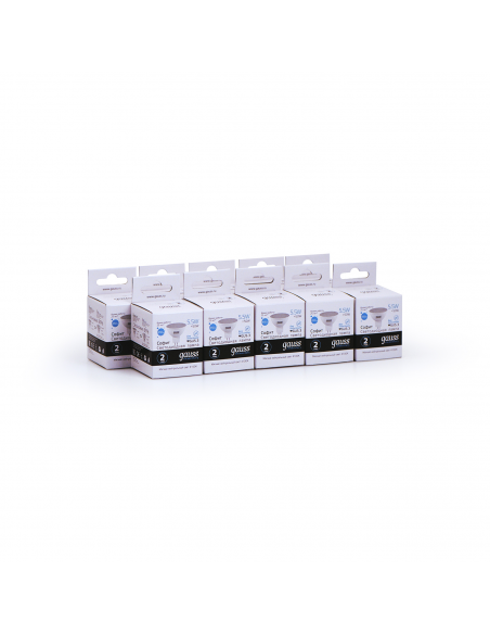 Лампа Gauss Elementary MR16 5.5W 450lm 4100К GU5.3 LED 1/10/100