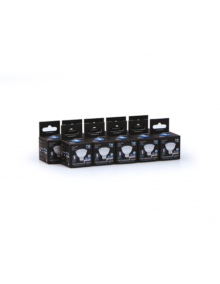 Лампа Gauss MR16 7W 630lm 4100K GU5.3 LED 1/10/100