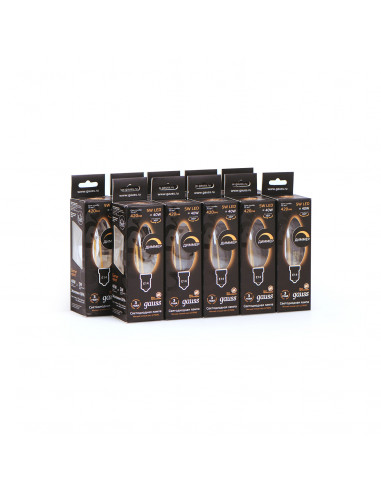 Лампа Gauss Filament Свеча 5W 420lm 2700К Е14...
