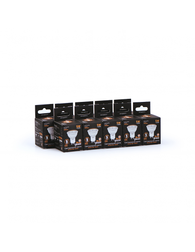 Лампа Gauss MR16 5W 500lm 3000K GU10 LED 1/10/100