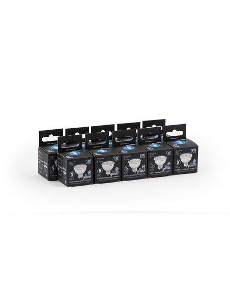 Лампа Gauss MR16 5W 530lm 4100K GU5.3 LED 1/10/100
