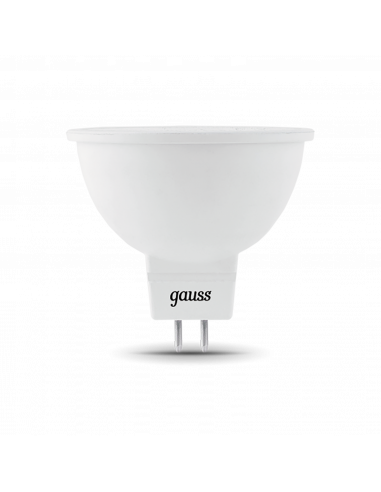 Лампа Gauss MR16 5W 530lm 4100K GU5.3 LED 1/10/100