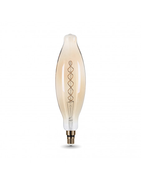 Лампа Gauss Filament BT120 8W 620lm 2400К Е27 golden flexible LED 1/10