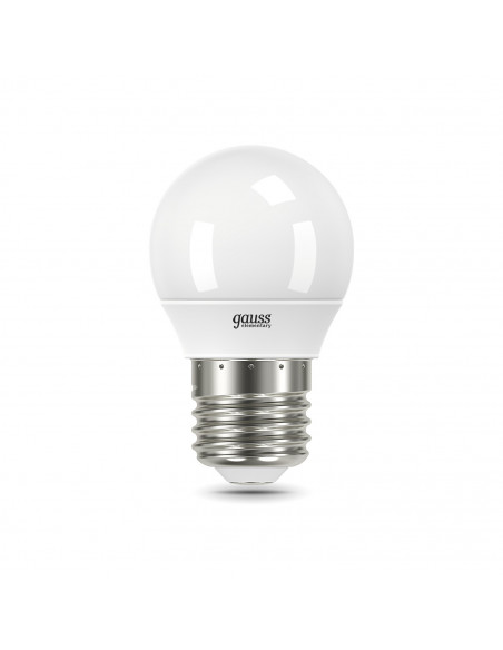 Лампа Gauss Elementary Шар 6W 3000K E27 (3 лампы в упаковке) LED 1/40