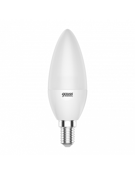 Лампа Gauss Elementary Свеча 6W 450lm 4100K E14 (3 лампы в упаковке) LED 1/40