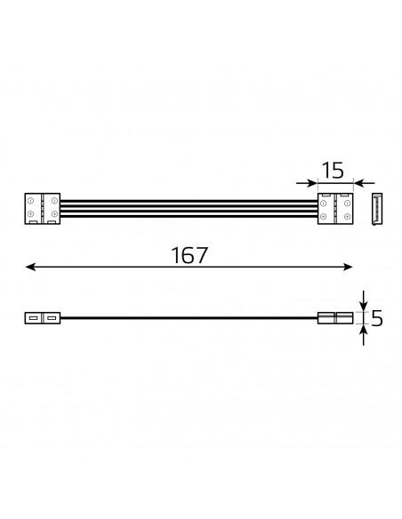 Набор коннекторов Gauss Basic для LED-ленты - RGB 5050 12V 10mm IP20 1/875