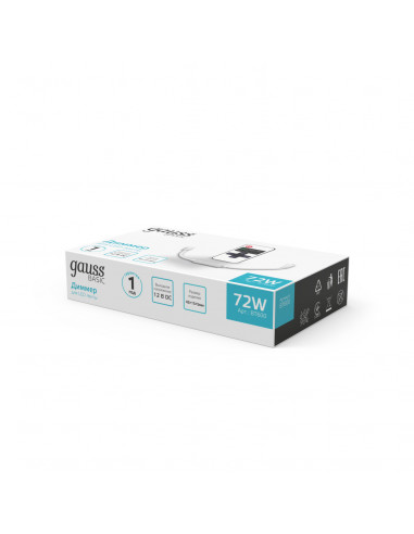 Диммер Gauss Basic для ленты LED 12V 72W 1/200