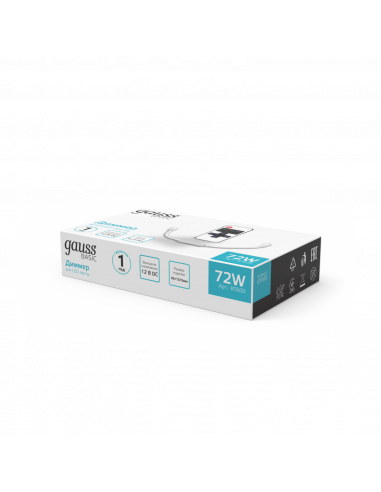 Диммер Gauss Basic для ленты LED 12V 72W 1/200