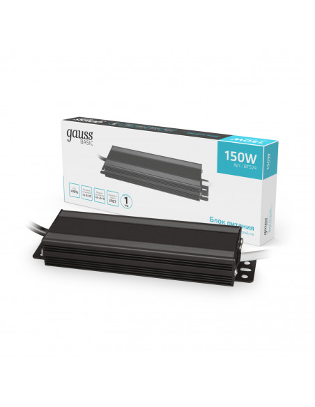 Блок питания Gauss Basic 12V 150W IP67 1/15