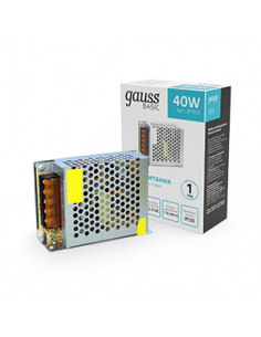Блок питания Gauss Basic 12V 40W IP20 1/120