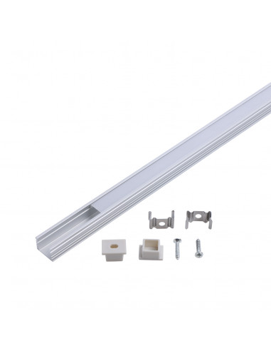 Профиль для ленты LED Gauss врезной гл 12mm -...