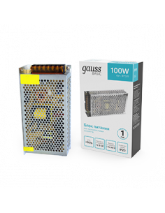 Блок питания Gauss Basic 12V 100W IP20 1/50