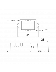 Блок питания Gauss Basic 12V 5W IP67 1/250 2