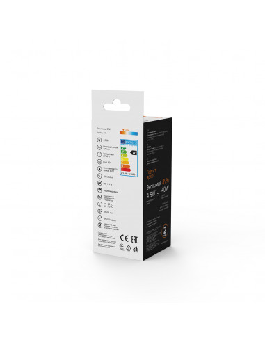 Лампа Gauss Basic Filament ST45 4,5W 470lm...