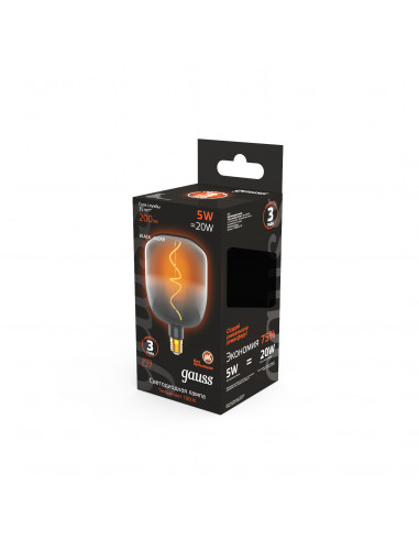 Лампа Gauss Filament V140 5W 200lm 1800К Е27...