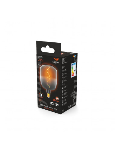 Лампа Gauss Filament V140 5W 200lm 1800К Е27...