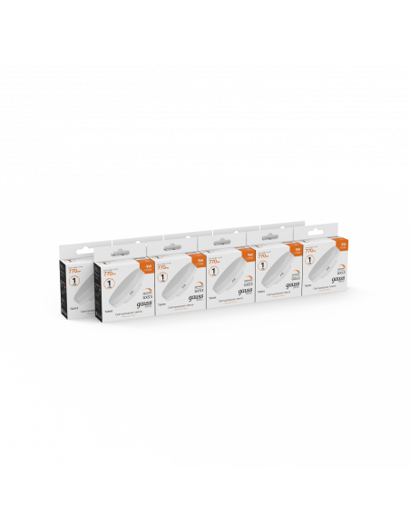 Лампа Gauss Basic GX53 9W 770lm 3000K диммируемая LED 1/10/100