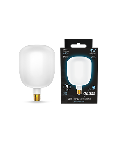 Лампа Gauss Filament V140 9W 890lm 4100К Е27...