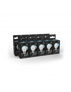 Лампа Gauss Шар 7W 550lm 4100K Е27 шаг. диммирование LED... 2