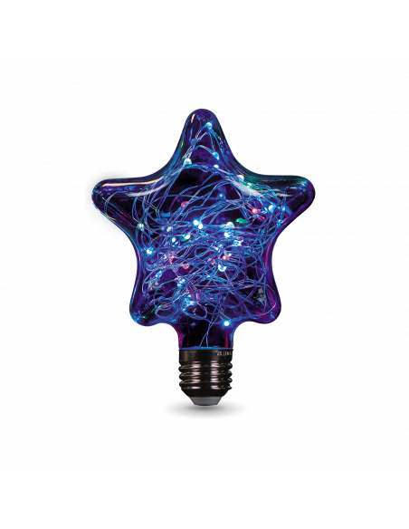 Лампа Gauss Filament Star 2W Е27 RGB LED 1/5/40