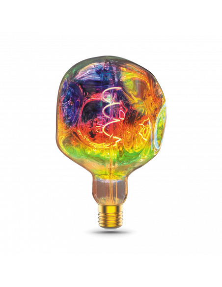 Лампа Gauss Filament G150 5W 250lm 1800К Е27 rainbow LED 1/6