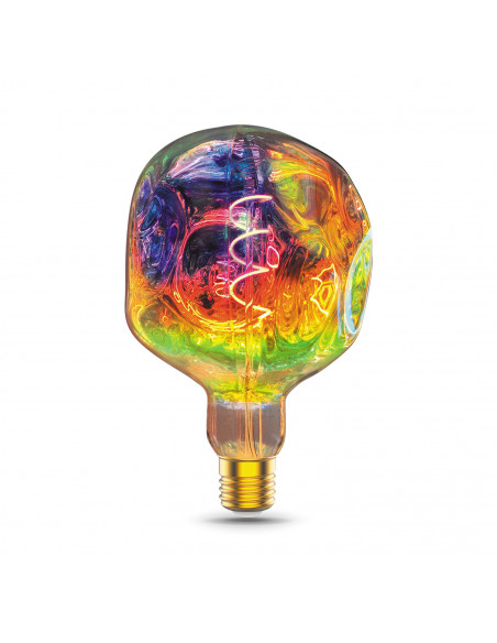 Лампа Gauss Filament G150 5W 250lm 1800К Е27 rainbow LED 1/6
