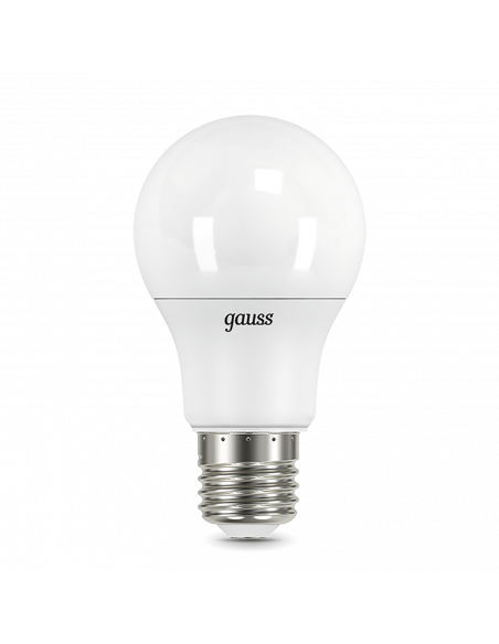 Лампа Gauss A60 10W 880lm 3000K E27 шаг. диммирование LED 1/10/50