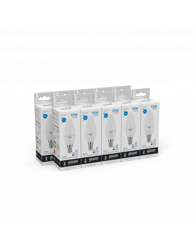 Лампа Gauss Elementary Свеча 10W 750lm 6500K...