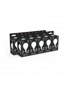 Лампа Gauss Filament Шар 9W 610lm 4100К Е14 milky LED... 2