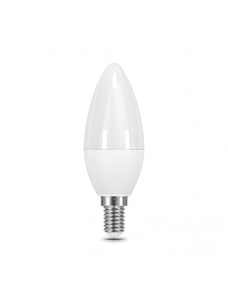 Лампа Gauss Свеча 7W 550lm 4100К E14 шаг. диммирование LED 1/10/100