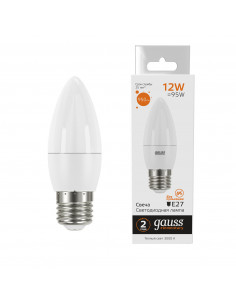Лампа Gauss Elementary Свеча 12W 950lm 3000K E27 LED... 2
