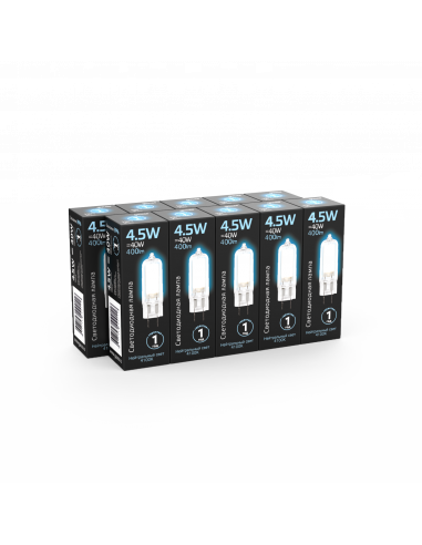 Лампа Gauss G4 AC220-240V 4.5W 400lm 4100K...